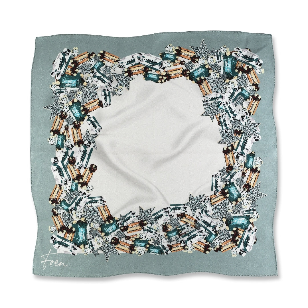 BAGUETTE ICE SCARF 50X50