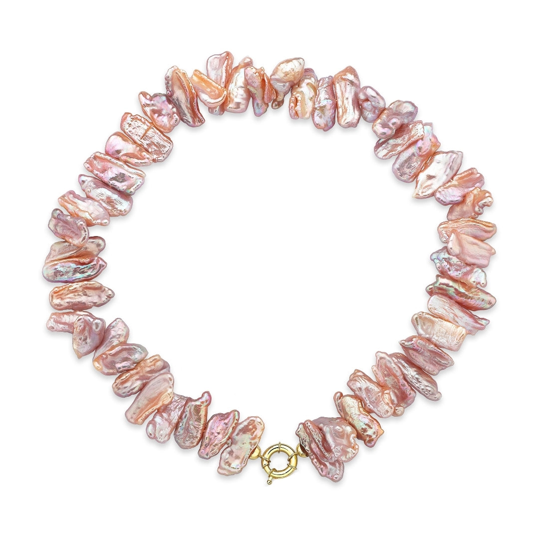 Perla Choker Pembe