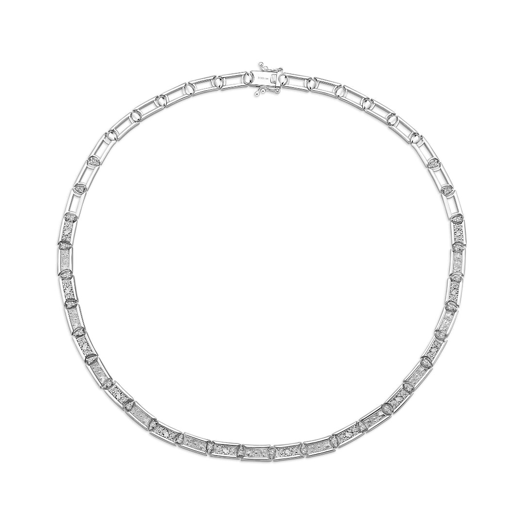 PATHRA ETCHED DIAMOND KOLYE