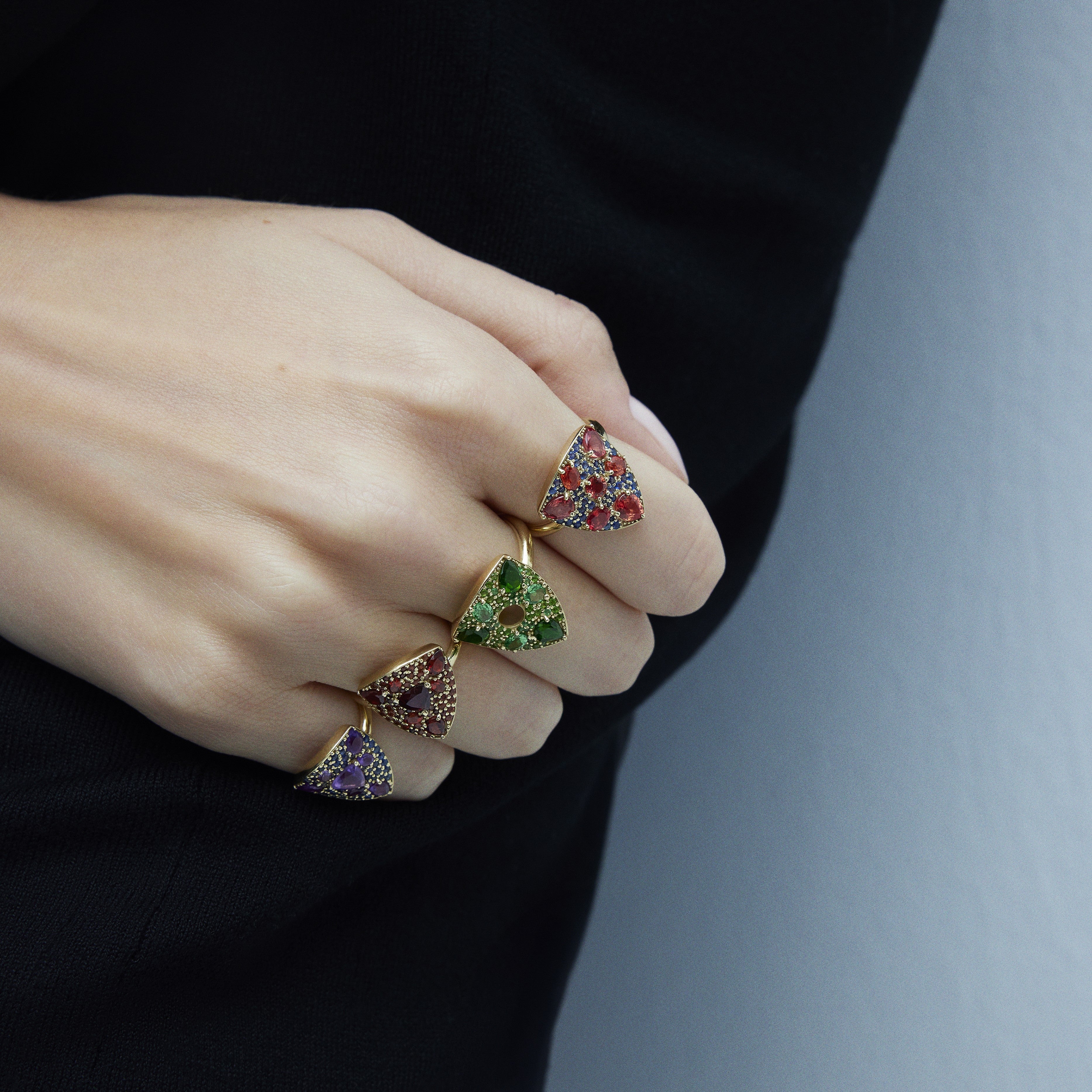 RHEA TSAVORITE YÜZÜK