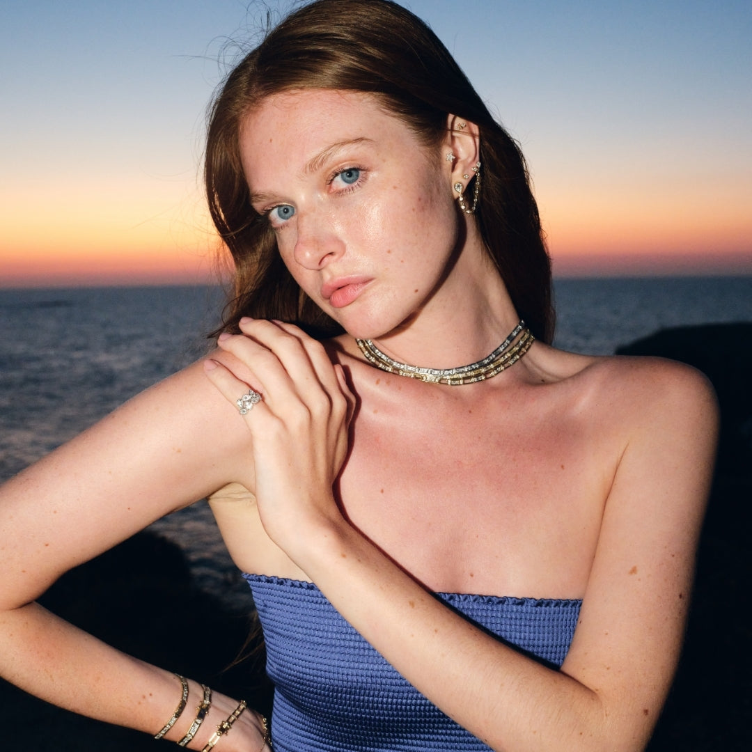 PATHRA SLEEK DIAMOND KOLYE