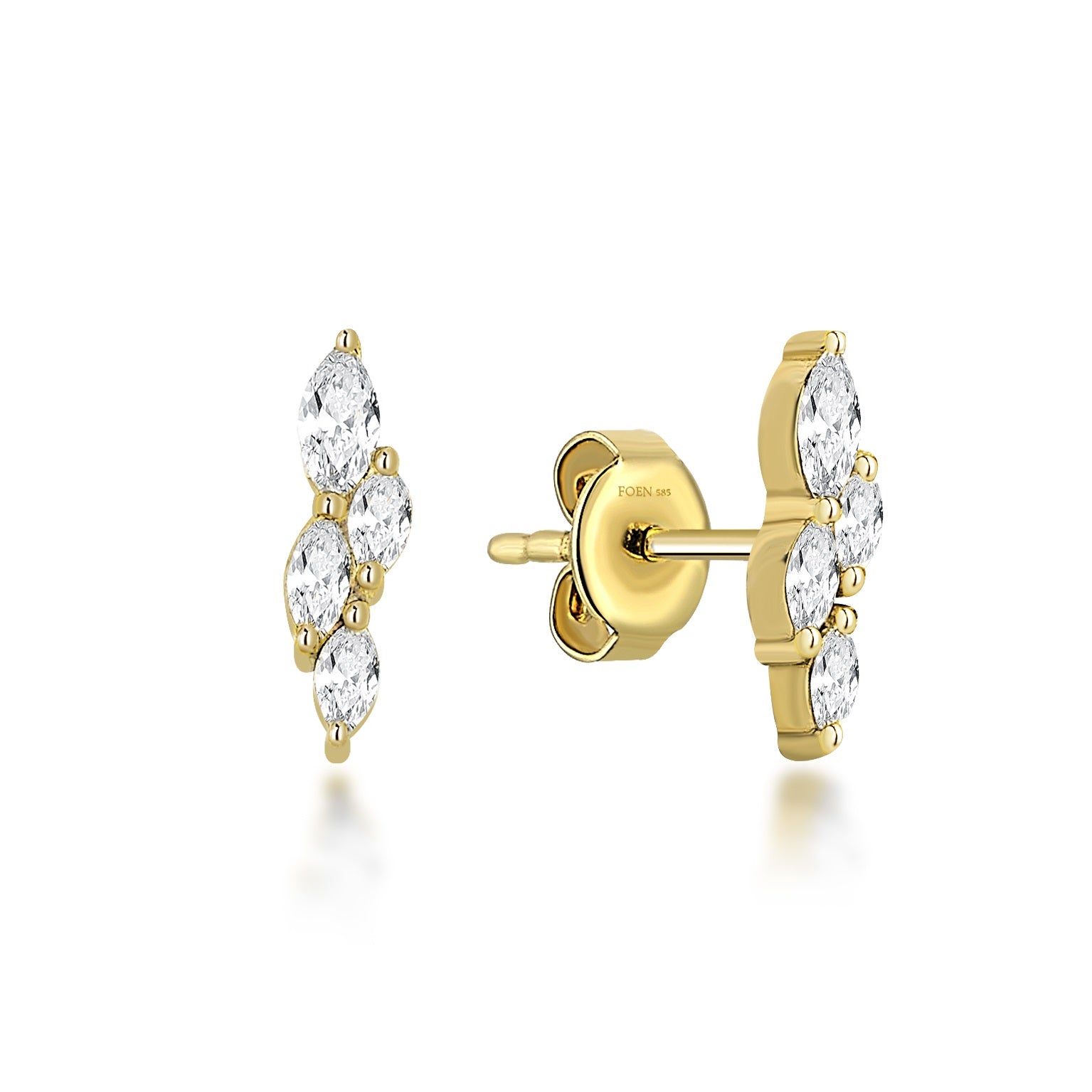 MARQUISE BAR MINI EARRING