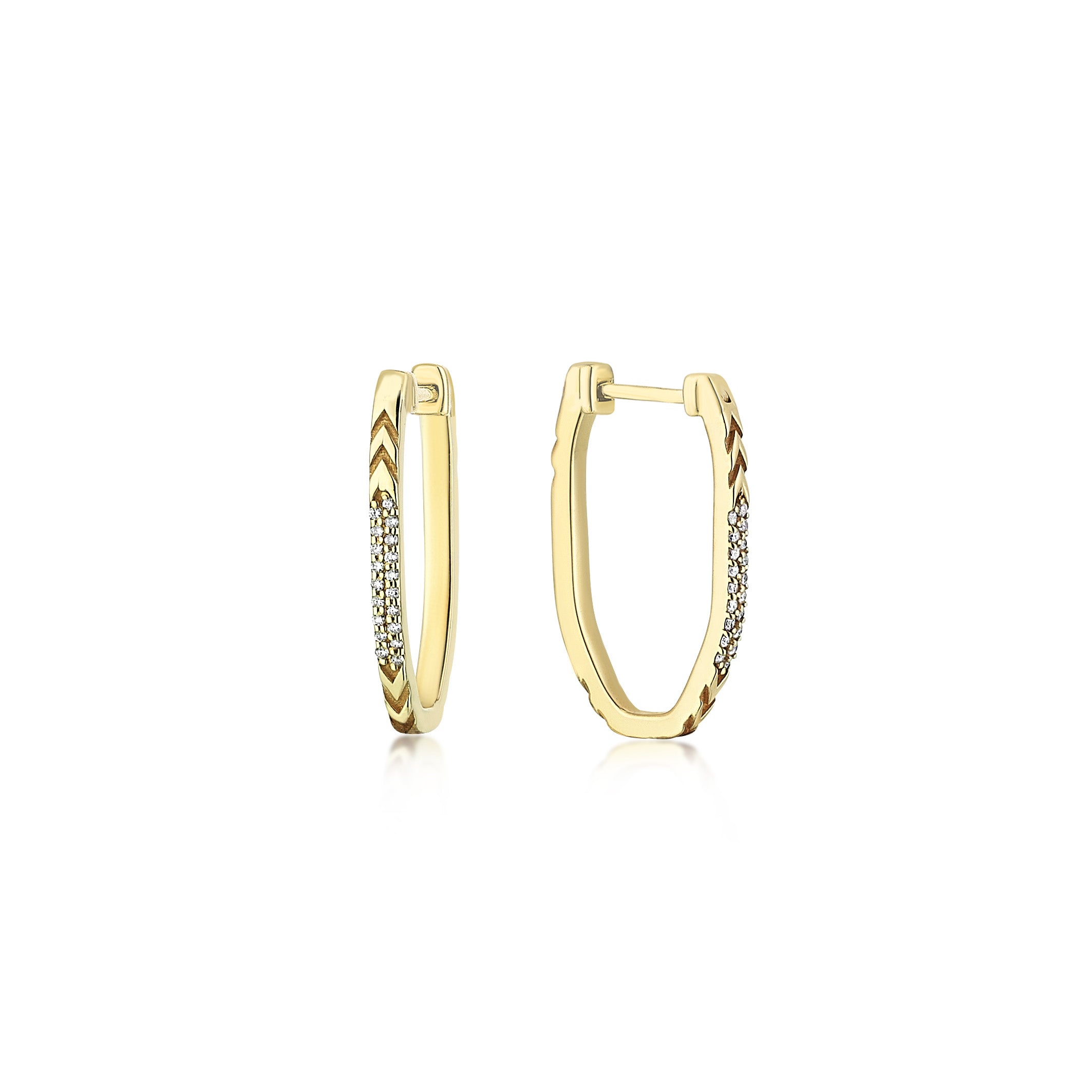 SMALL MAHUKA DIAMOND HOOP