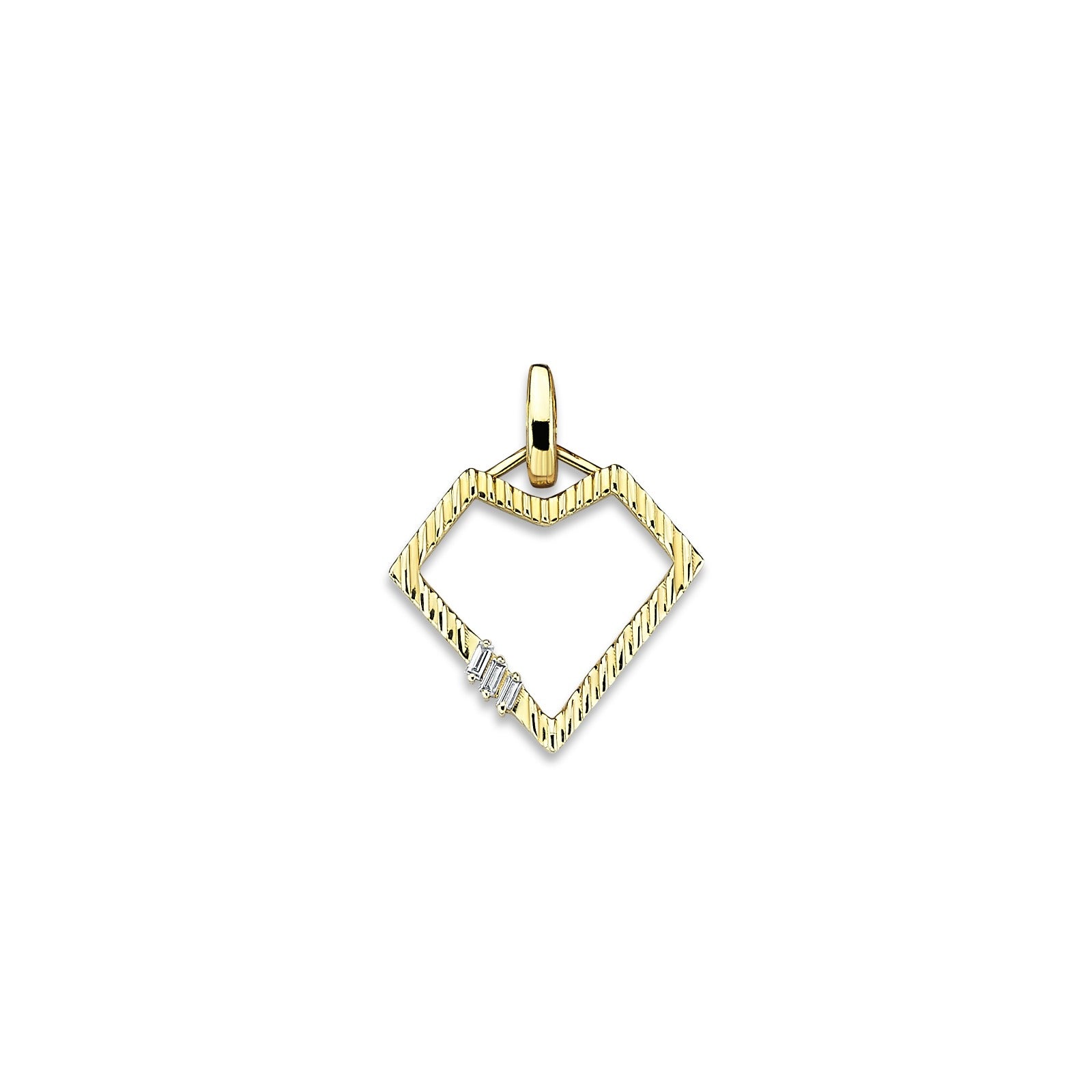HEART TRIO PENDANT WITH CLIPS