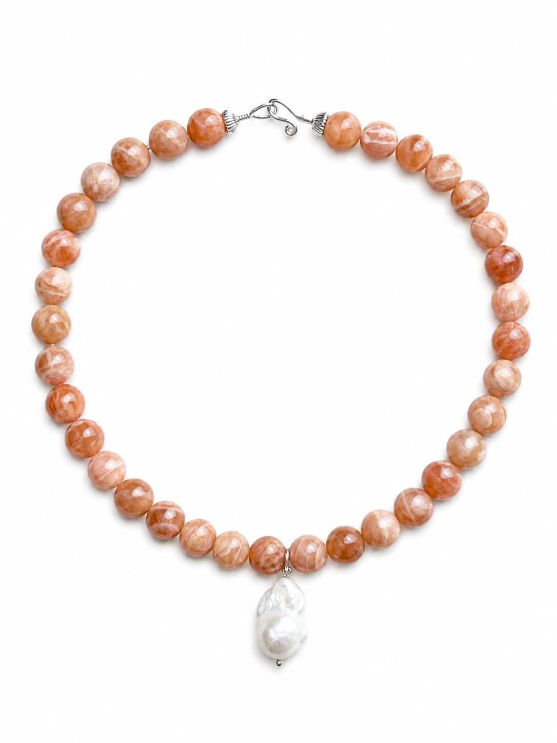 MOONSTONE PERLA BAROQUE KOLYE