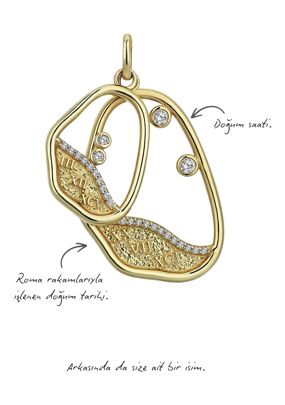 MOMENTS WITH DIAMONDS PENDANT