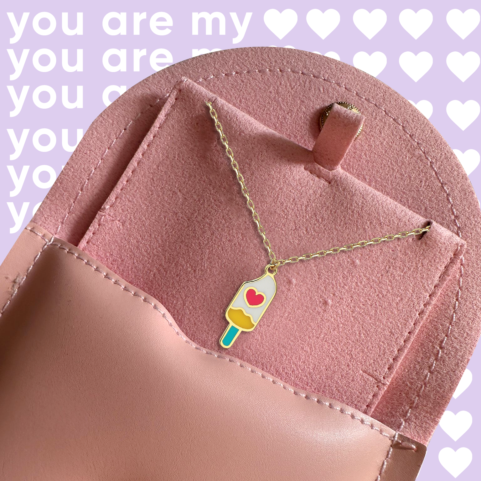 HEART ICE CREAM KOLYE