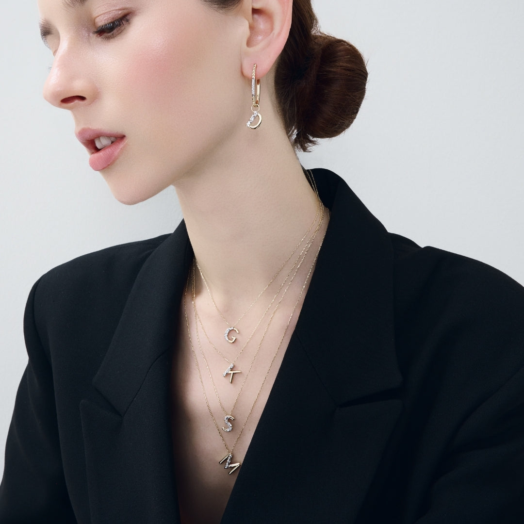 TIMELESS INITIALS S KOLYE