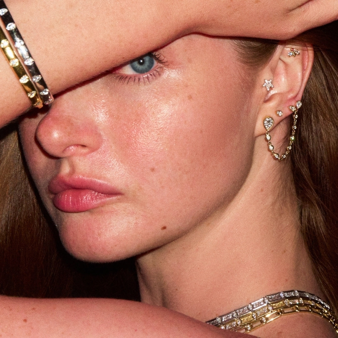 DROVA DIAMOND EARRING - SMALL