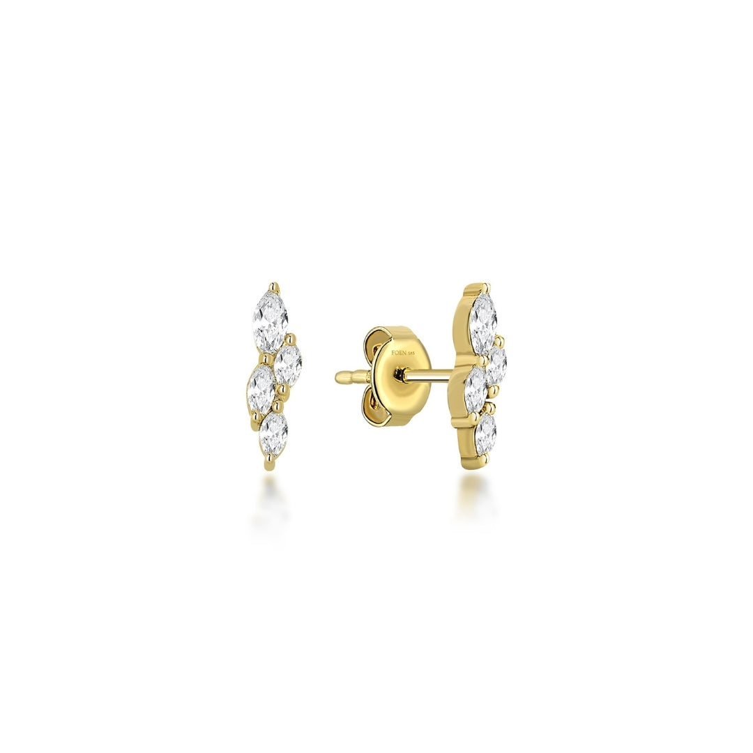 MARQUISE BAR MINI EARRING