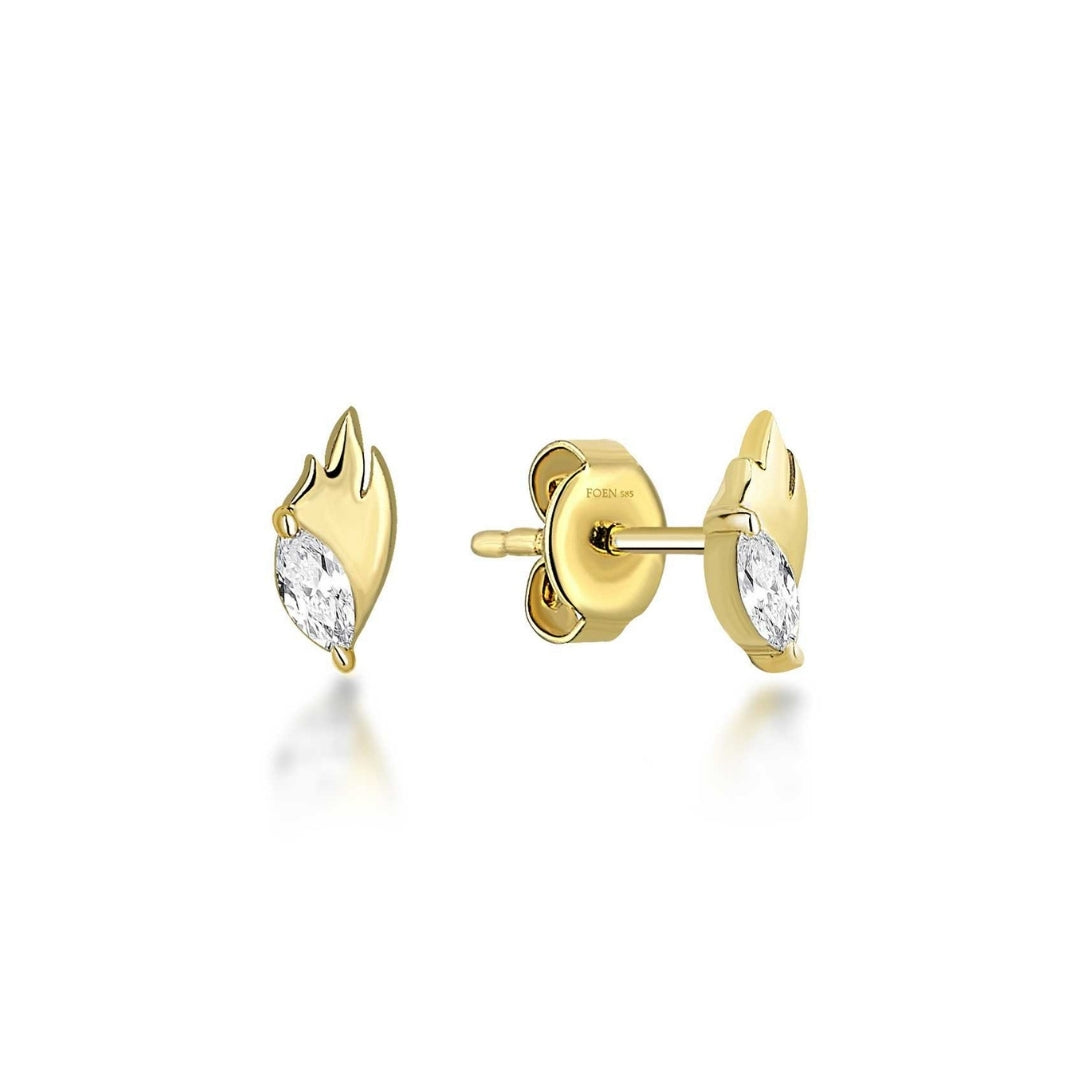 MARQUISE FLAME MINI EARRING