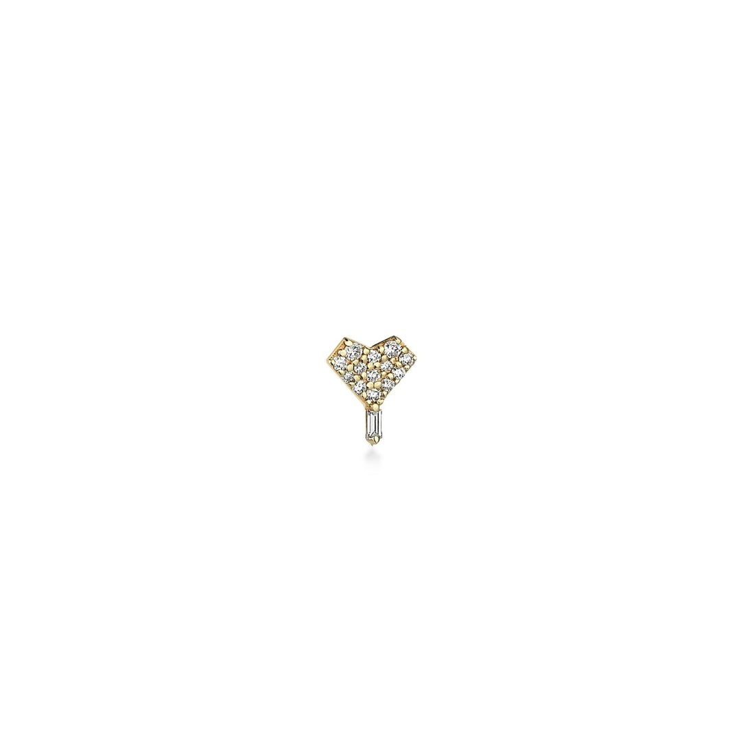 HEART FULL OF DIAMONDS MİNİ KÜPE