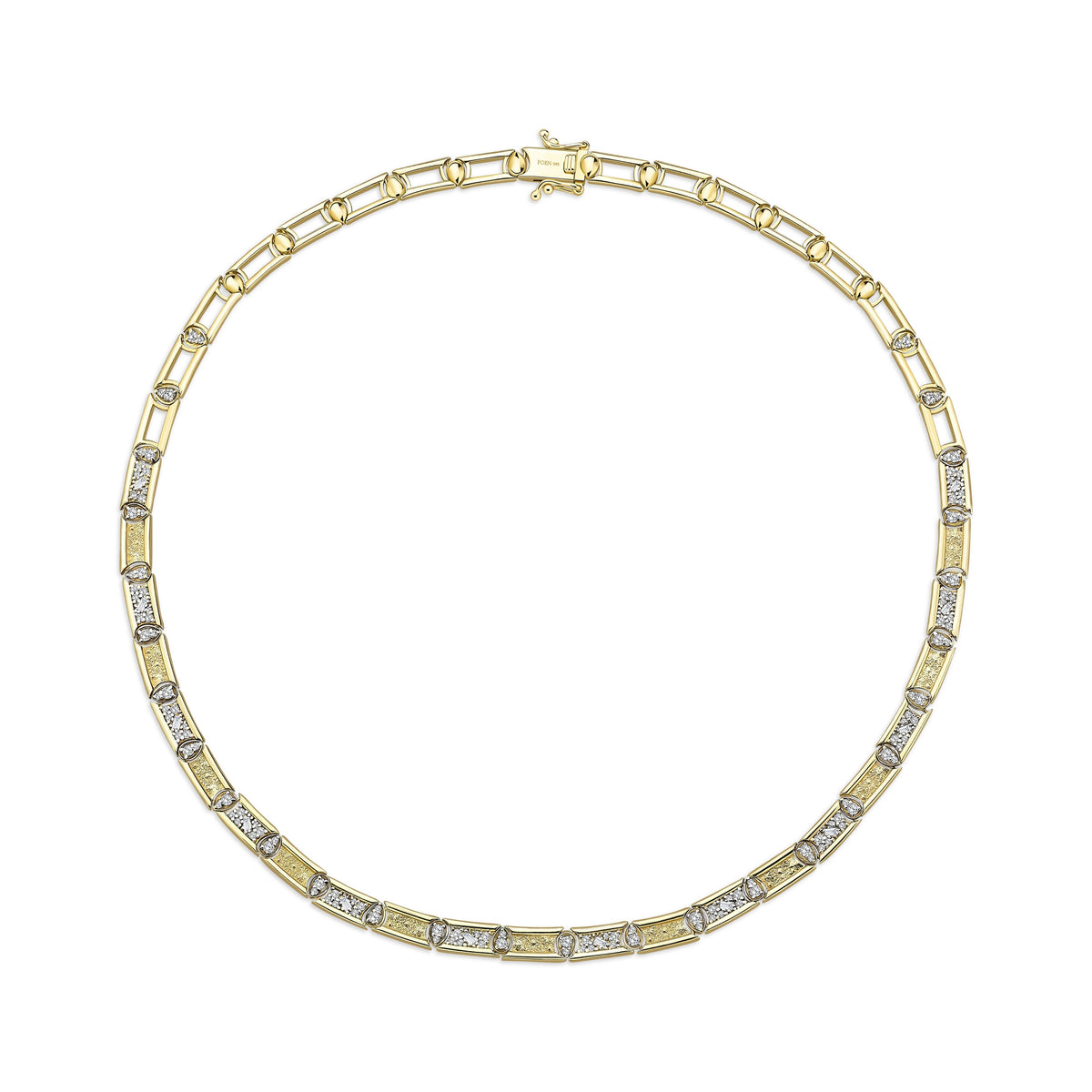 PATHRA ETCHED DIAMOND KOLYE