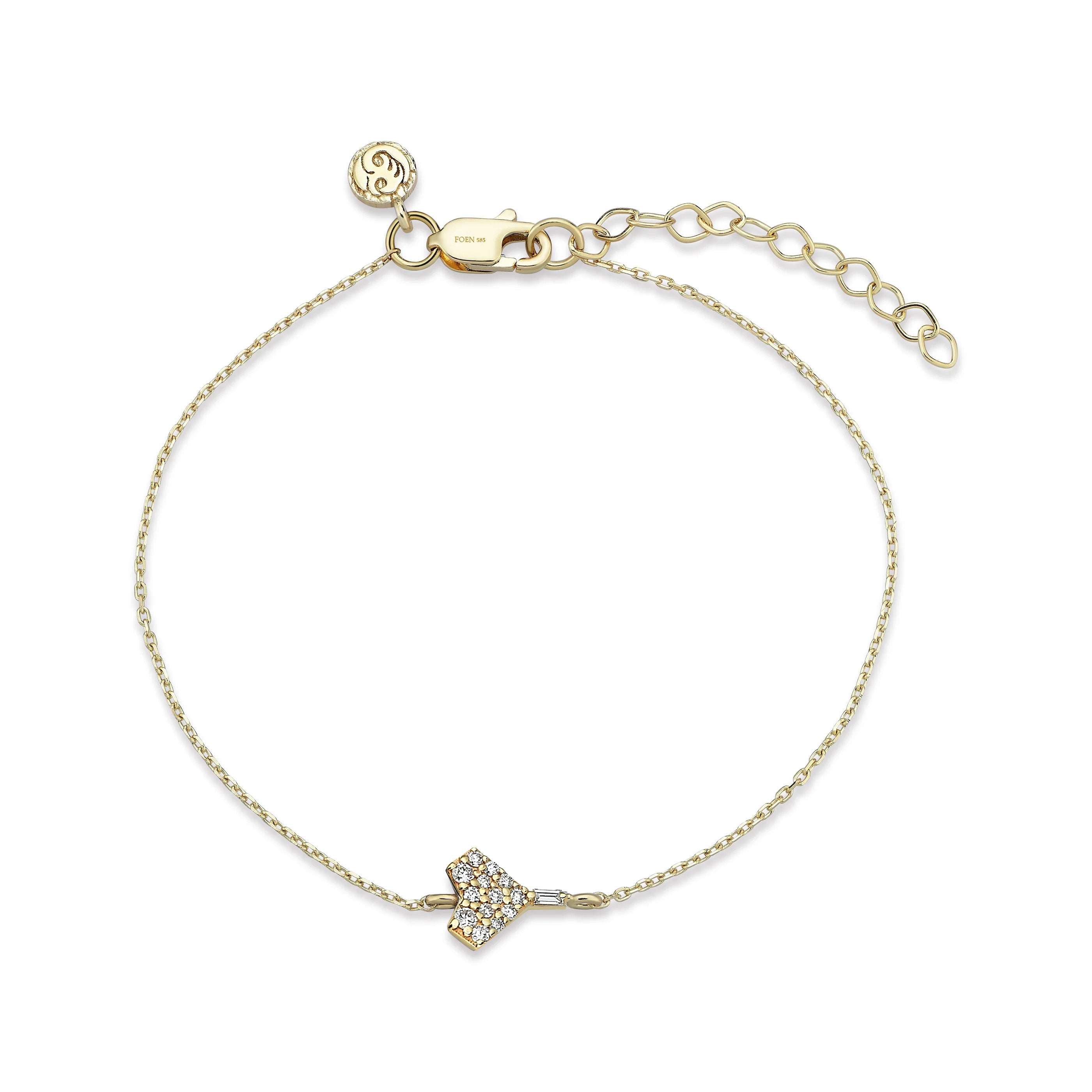 HEART FULL OF DIAMONDS MİNİ BİLEKLİK