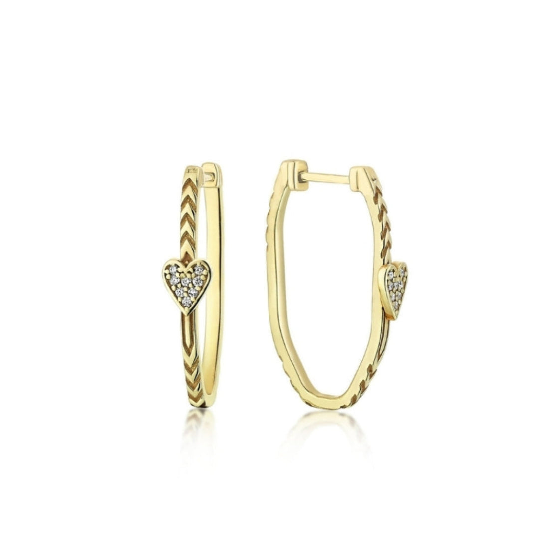 MEDIUM MAHUKA HEART HOOP