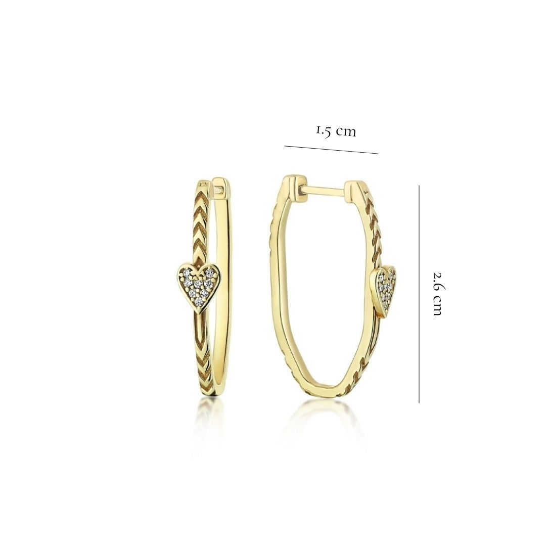 MEDIUM MAHUKA HEART HOOP